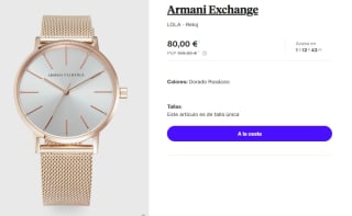 Reloj para Mujer Armani Exchange LOLA por 80€