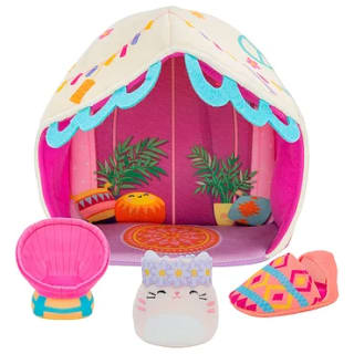 Squishville Glamping Getaway Deluxe Speelset voor €15 bij Lobbes