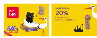 Prénatal Mega Mazzeldagen met heel veel kortingen