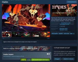 Hades PC game voor €8,33 via Steam