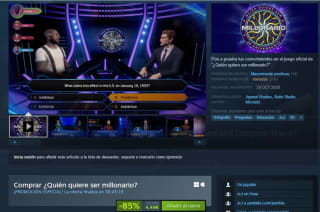 ¿Quién Quiere ser millonario? por 4,49€ desde Steam
