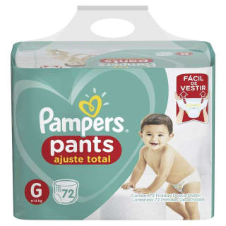 Fralda da Pampers com 72 Uni - R$ 96,99