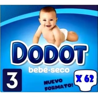 Pañales Dodot Bebé-Seco Talla 3 Dodot por 12,60€