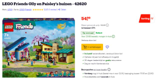 LEGO 42620 Olly en Paisley's Huizen voor €54,99 bij Bol.com