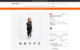 Adidas chandal bebé Superstar por 15€