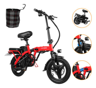 Bicicleta Eléctrica Plegable Honey Whale S6 600w 35km/h S6 por $7,599 en Mercado Libre