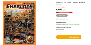 Juego de Mesa Sherlock Far West: La mina maldita por 4€