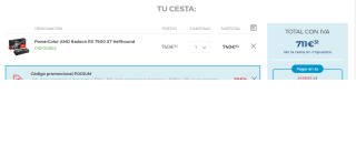 Tarjeta gráfica PowerColor AMD Radeon RX 7900 XT Hellhound por 711,31€