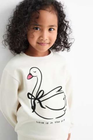 Sweatshirt Zwaan voor €6,99 bij de C&A