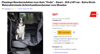 Flamingo Beschermdeken voor Auto "Coda" voor €10,44 bij Bol