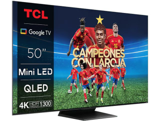 TV Mini LED 50" TCL 50C805 QLED 4K 144Hz Motion Clarity Pro Dolby Atmos Game Master Pro 2.0 por 424,15€