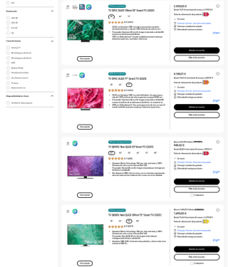 Código 11% Descuento TV Samsung en tienda oficial