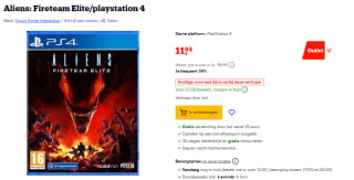 Aliens: Fireteam Elite voor €11,84 bij Bol.com