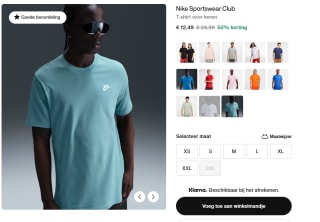 Nike Sportswear Club Tee voor €12,49 in de Nike store