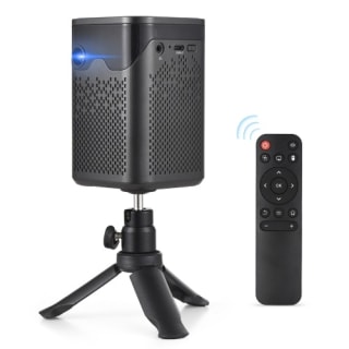 D063 draadloze Mini Projector 4K DLP voor €152,99 bij TomTop