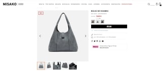 Bolso hombro con efecto lavado por 15€