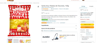 10x Patatas de Churrería Santa Ana 150g por 11.53€