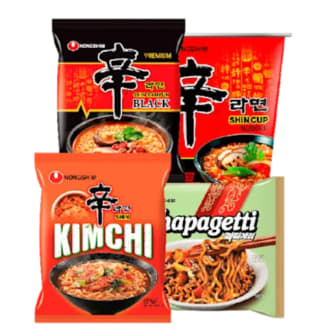 50% korting op alle Nongshim Instant noedels bij de Plus