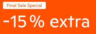 15% extra korting op alles in de sale van Opus
