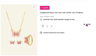2+1 gratis op veel Bijoux sieraden bij Lucardi