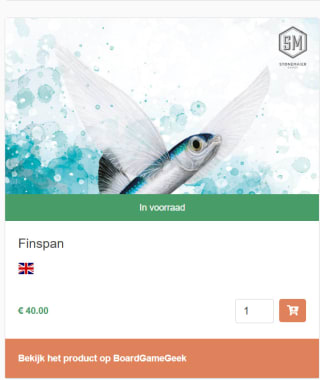 999 Games - Finspan - Bordspel voor €40 via Crowdfinder