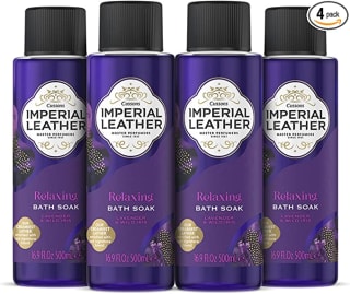 Imperial Leather Relaxing Bath Soak Lavender & Wild Iris Fragrance 4 X 500ml for £4.80 at Amazon