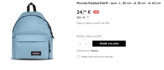 Mochila Eastpak Padded Pak'R por 24.99€