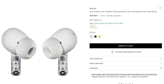 Auriculares Nothing Ear (a) con cancelación de ruido por 58,65€