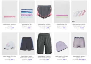 Rebajas hasta 80% Under Armour ropa y calzado