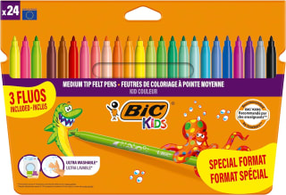 BIC Kids Kid Couleur 24 Rotuladores Punta Media por 3,95€