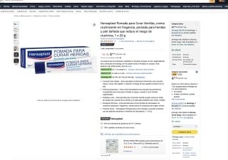 2 Hansaplast Pomada para Curar Heridas cicatrizante sin fragancia para heridas y piel dañada que reduce el riesgo de cicatrices 20g por solo 6,48€