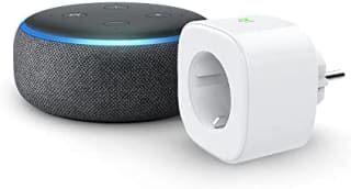 Echo Dot (3.ª generación), Tela de color antracita + Meross Smart Plug por 22,99€