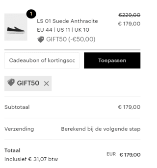 Etq-amsterdam kortingscode voor €50 korting op je bestelling