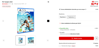 Videojuego TopSpin 2K25 PS5 por 13,99€