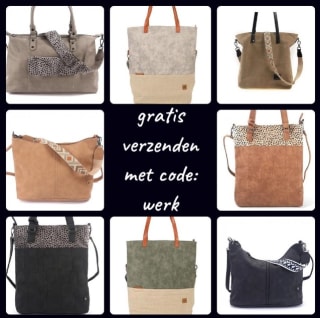 Gratis verzending op alle middel/grote tassen bij Goedkope tassen