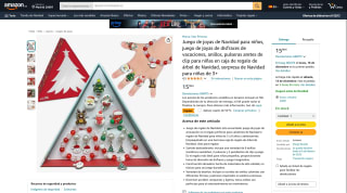 Juego de joyas de Navidad para niños por 7,99€