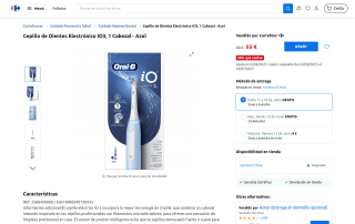 Cepillo Oral B IO3 + cupón 27,50€ por 55€