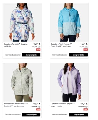 Recopilación de Chaquetas Columbia desde 19.99€ en Privalia