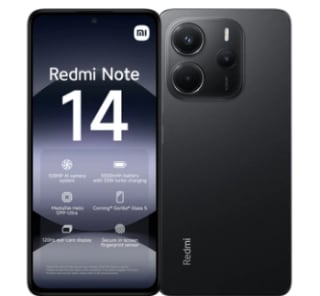 Xiaomi Redmi Note 14 - 6GB/128GB - Midnight Zwart voor €120,47 bij Aliexpress