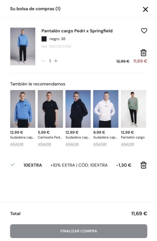 Pantalón Pedri Springfield por 11,69€