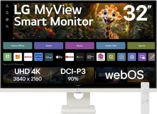 LG MyView Smart 32SR73U-W 32" TV voor €259 bij Bol
