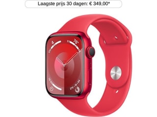 APPLE Watch Series 9 GPS 45 mm voor €325 bij de Mediamarkt
