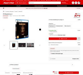 Videojuegos Blasphemous 2 por solo 18,69€