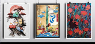 50% korting op alle posters en/of prints bij Qwertee