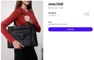 Bolso de mano Anna Field por 14.5€