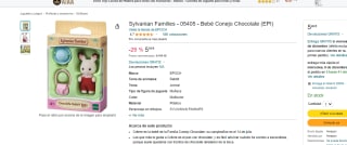 Sylvanian Families - Chocolate Rabbit Baby por 5.99€