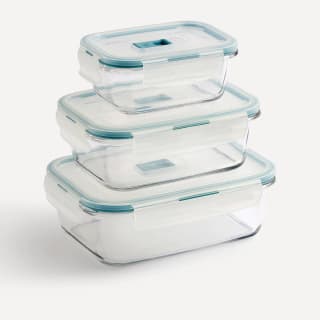3 Tápers herméticos de vidrio por 14,35€ en El Corte Inglés