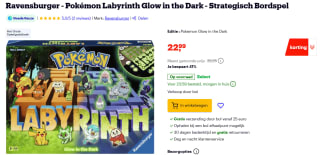Ravensburger Pokémon Labyrinth Glow in the Dark voor €22,99 bij Bol
