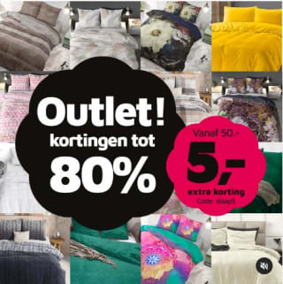 Tot 80% korting in de outlet van Budget-bed