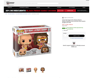 Funko Hulk Hogan & The Ultimate Warrior por solo 24,75€